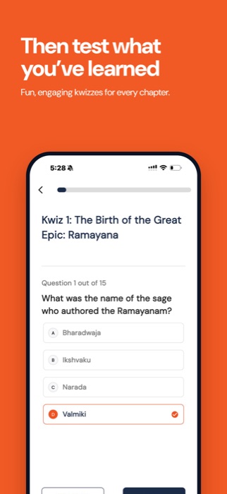 Test what you've learned with kwizzes